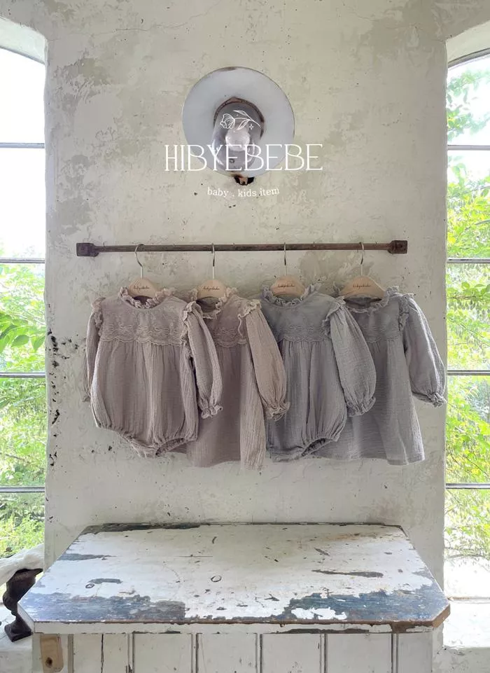 蕾絲滾邊包屁.連身裙(兩色)