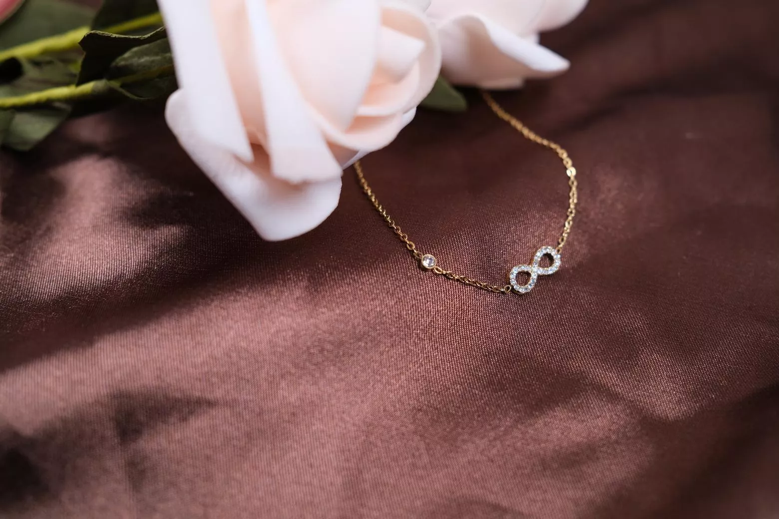 〔無盡光影 〕無限符號鋯石手鍊