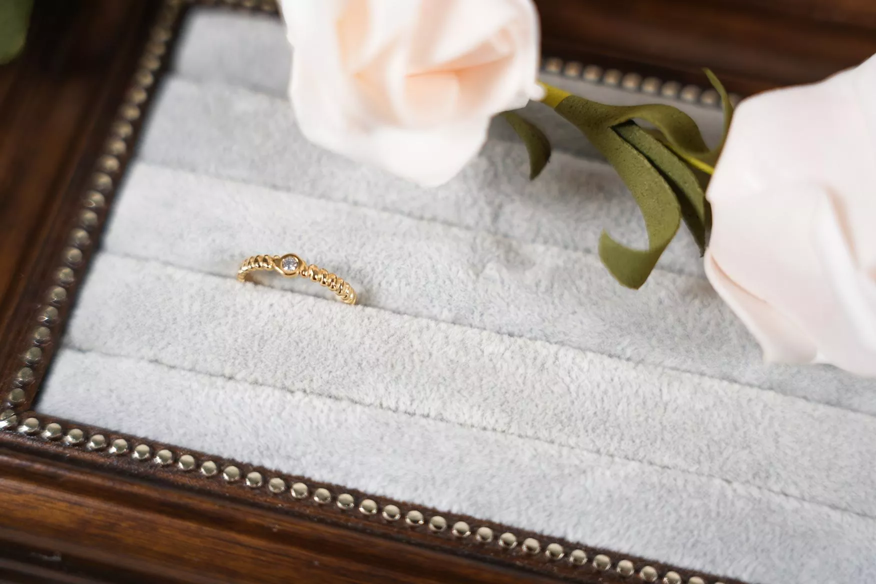 〔守諾微光〕鋯石戒指 不掉色開口可微調鋼戒