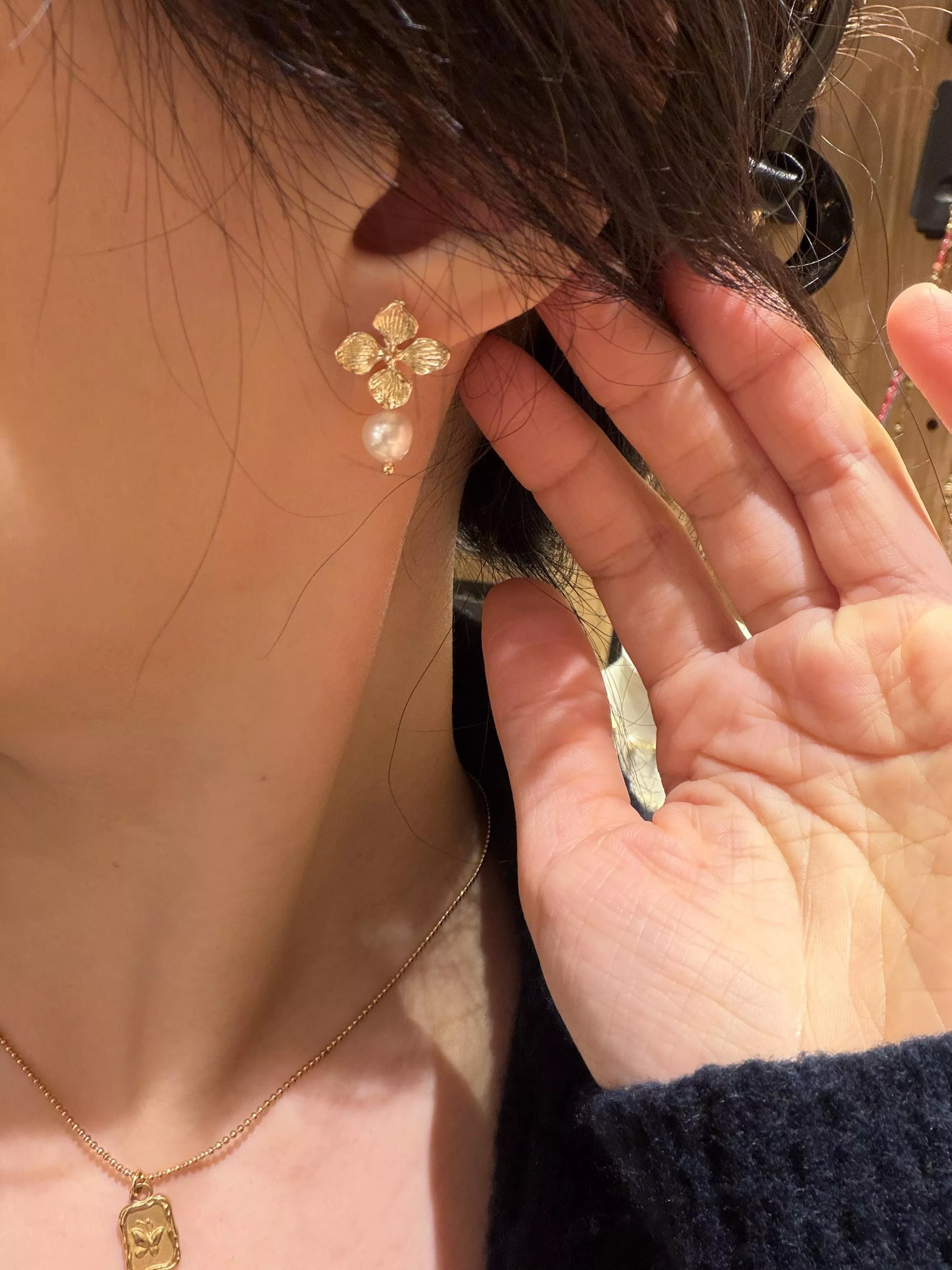 【浮生若夢】手作珍珠耳環