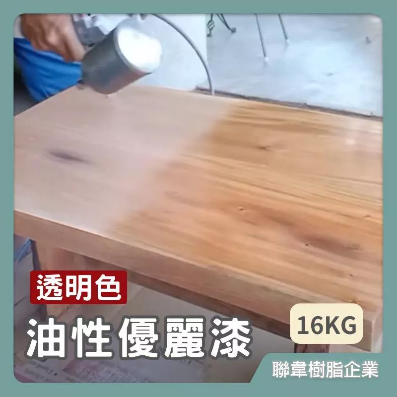 【聯韋樹脂】L-3700-1 油性防護透明漆 優麗漆 優麗透明漆 PU漆 PU面漆 耐黃變耐候耐磨耐久 耐溶劑耐酸鹼