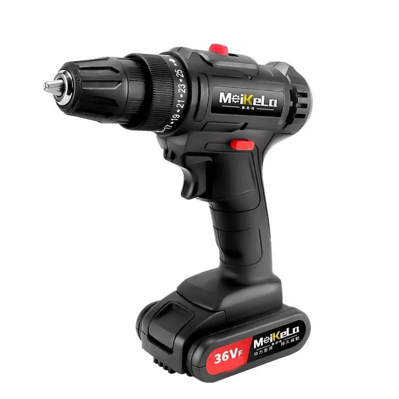 【聯韋樹脂】36V充電電鑽 雙速正反轉 二電一充工具箱組｜木作鑽孔/鎖螺絲/居家DIY