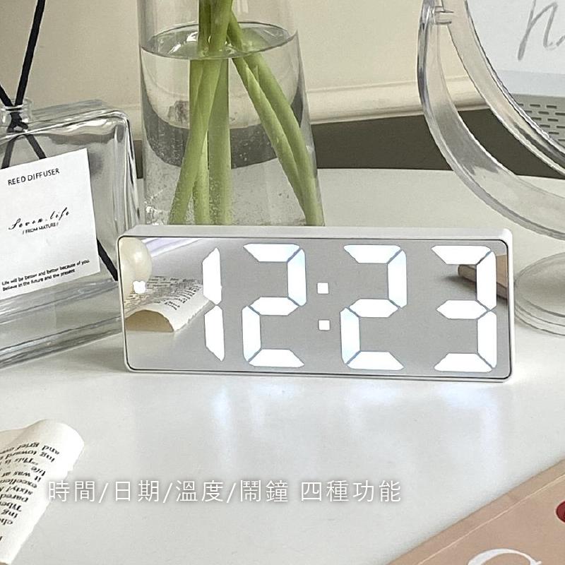 鏡面電子時鐘
