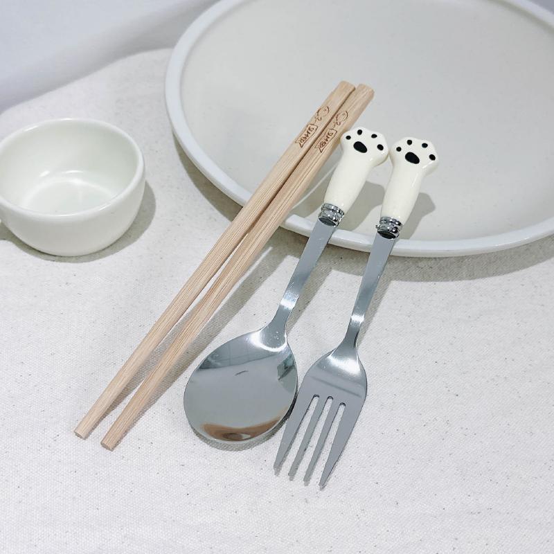 動物造型不鏽鋼餐具組