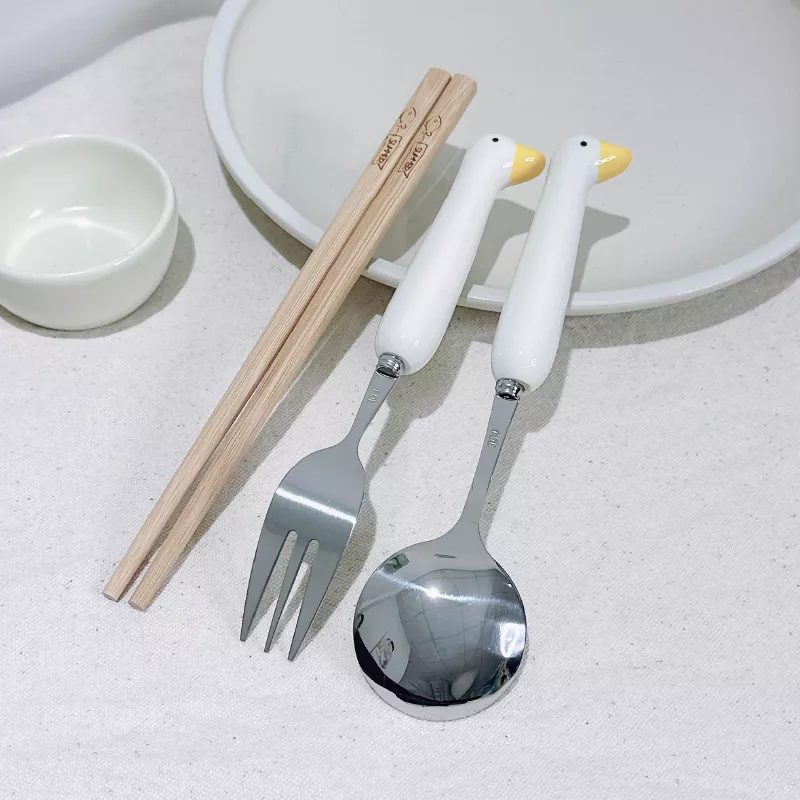 動物造型不鏽鋼餐具組