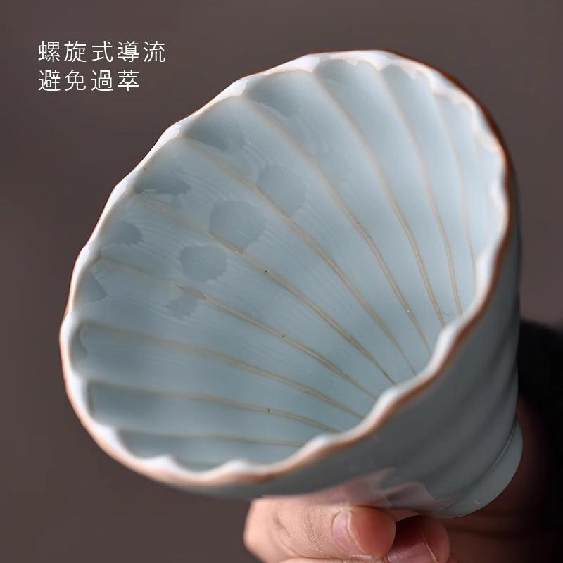 陶瓷濾杯汝窯手沖組合