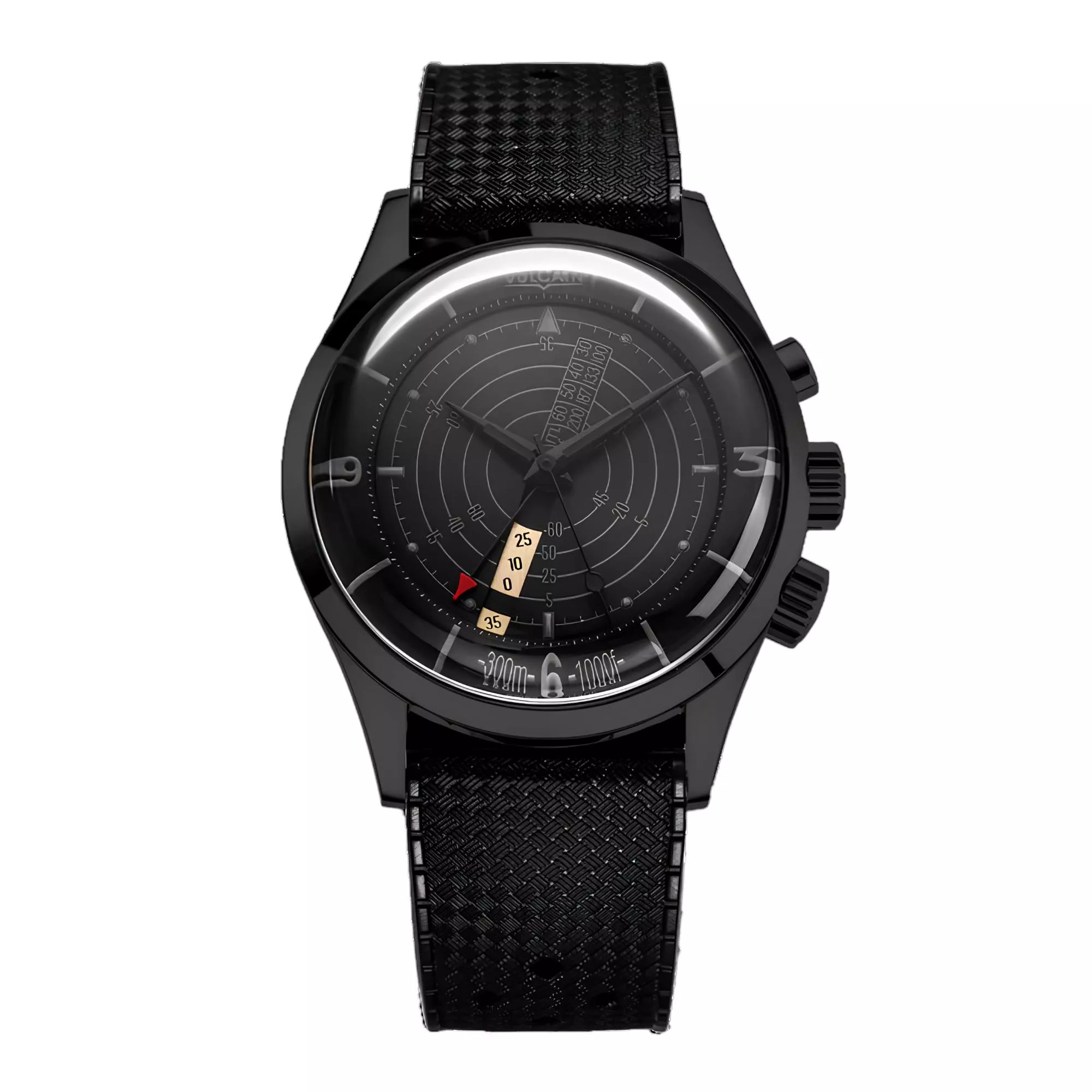 All Black 鬧鈴潛水腕錶 限量版