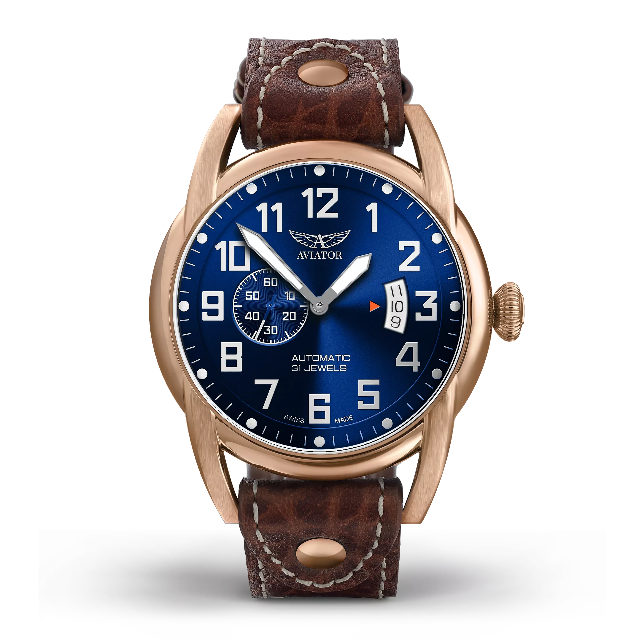 布里斯托偵察機 BRISTOL SCOUT 小秒針機械腕錶