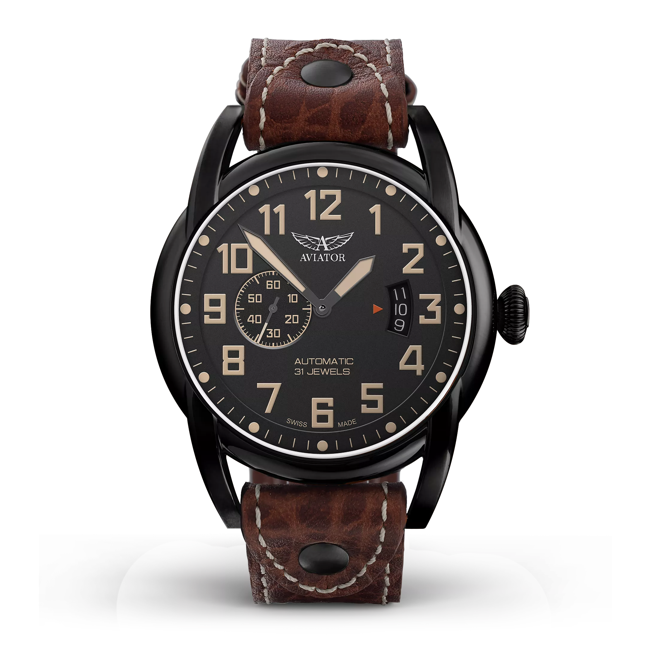 布里斯托偵察機 BRISTOL SCOUT 小秒針機械腕錶