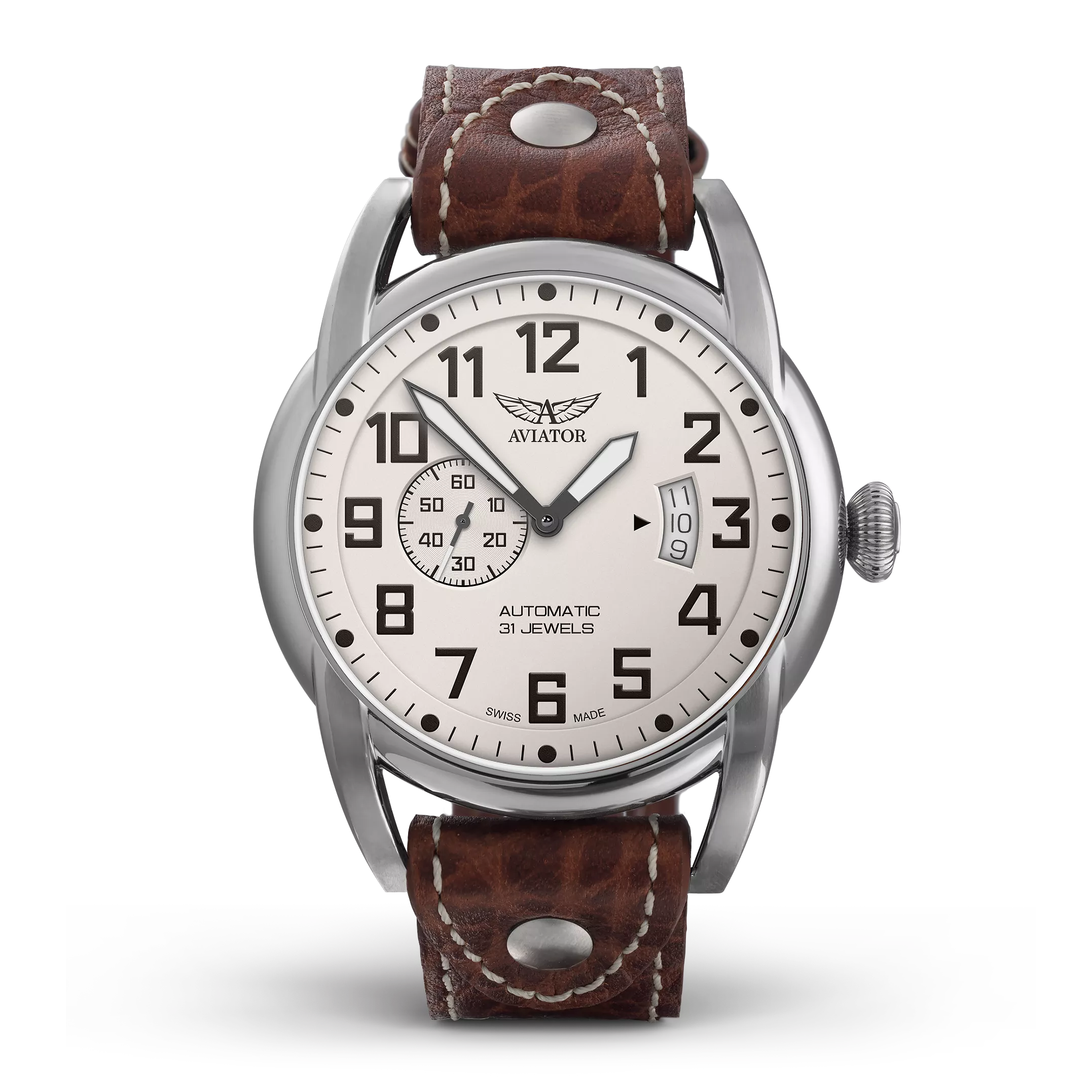 布里斯托偵察機 BRISTOL SCOUT 小秒針機械腕錶