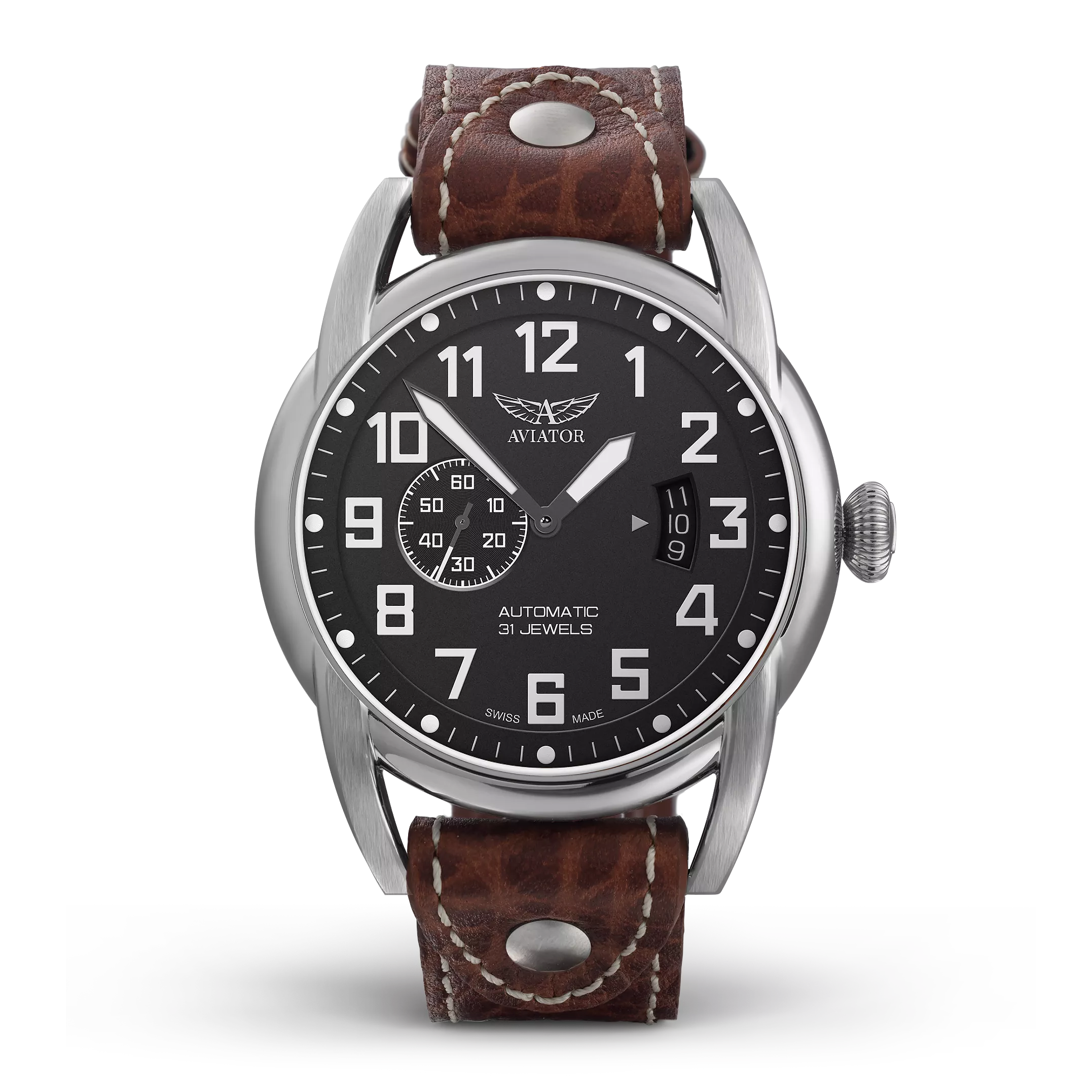 布里斯托偵察機 BRISTOL SCOUT 小秒針機械腕錶