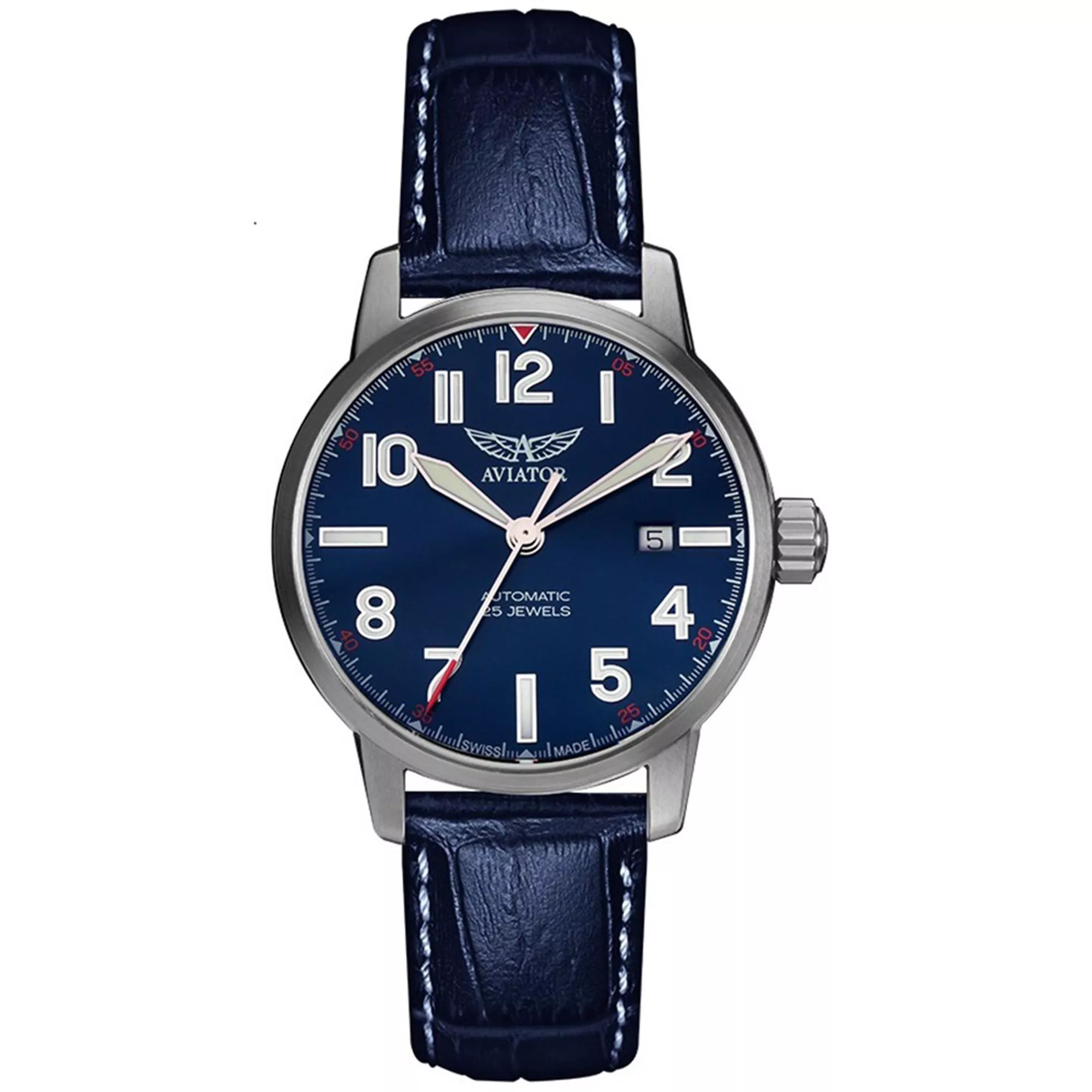 AIRACOBRA 飛行員機械腕錶