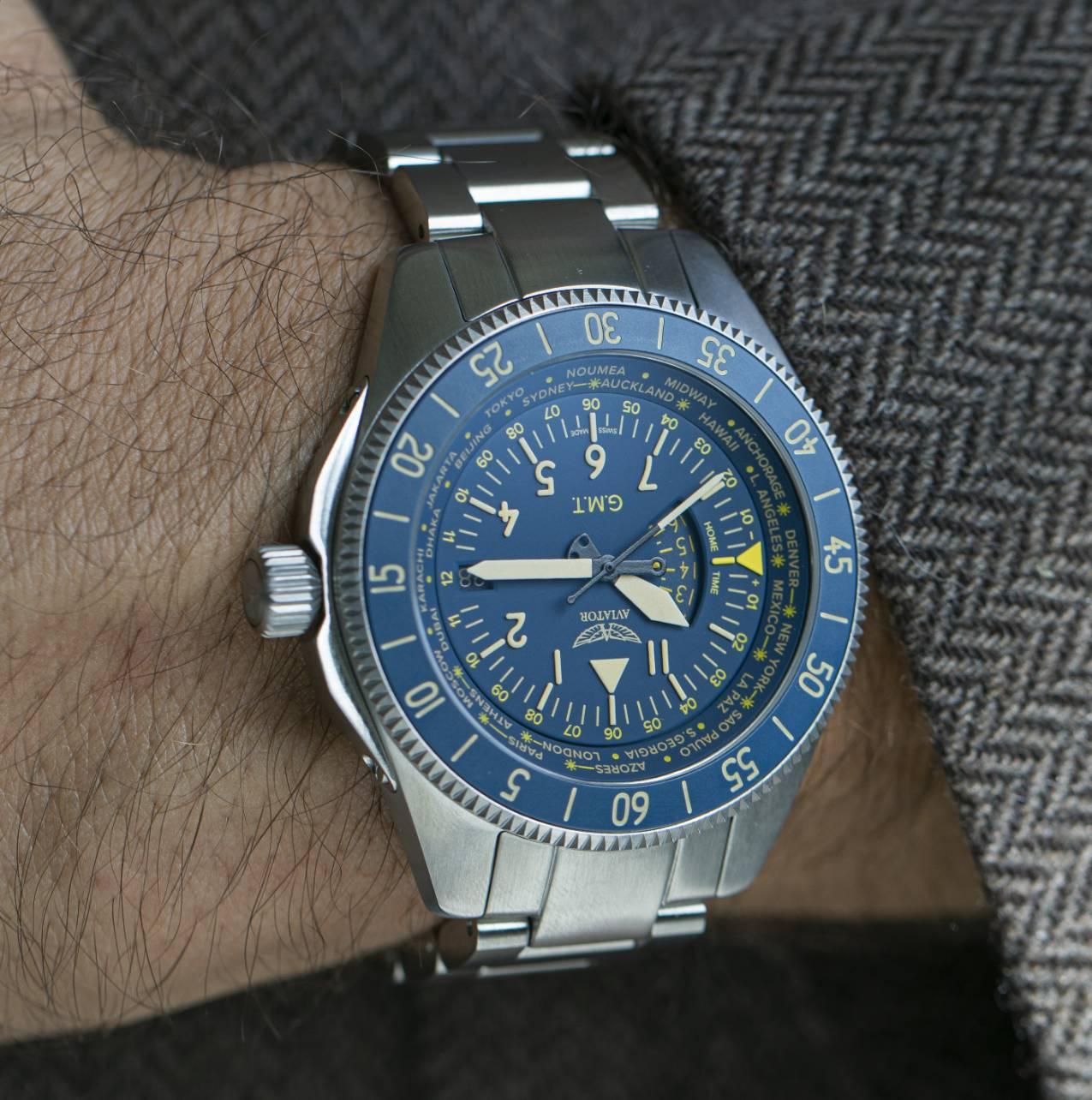 AIRACOBRA GMT 飛行員腕錶