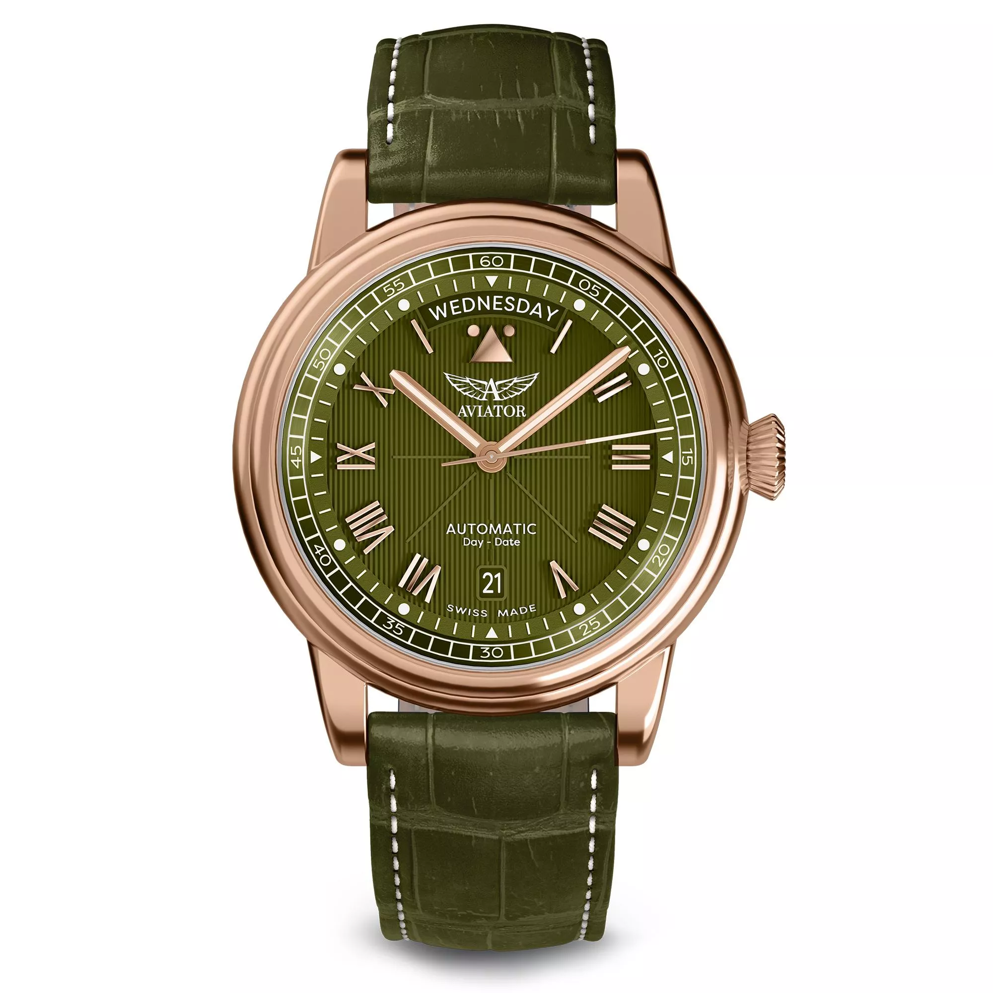 DOUGLAS DAY-DATE 41 飛行員機械腕錶