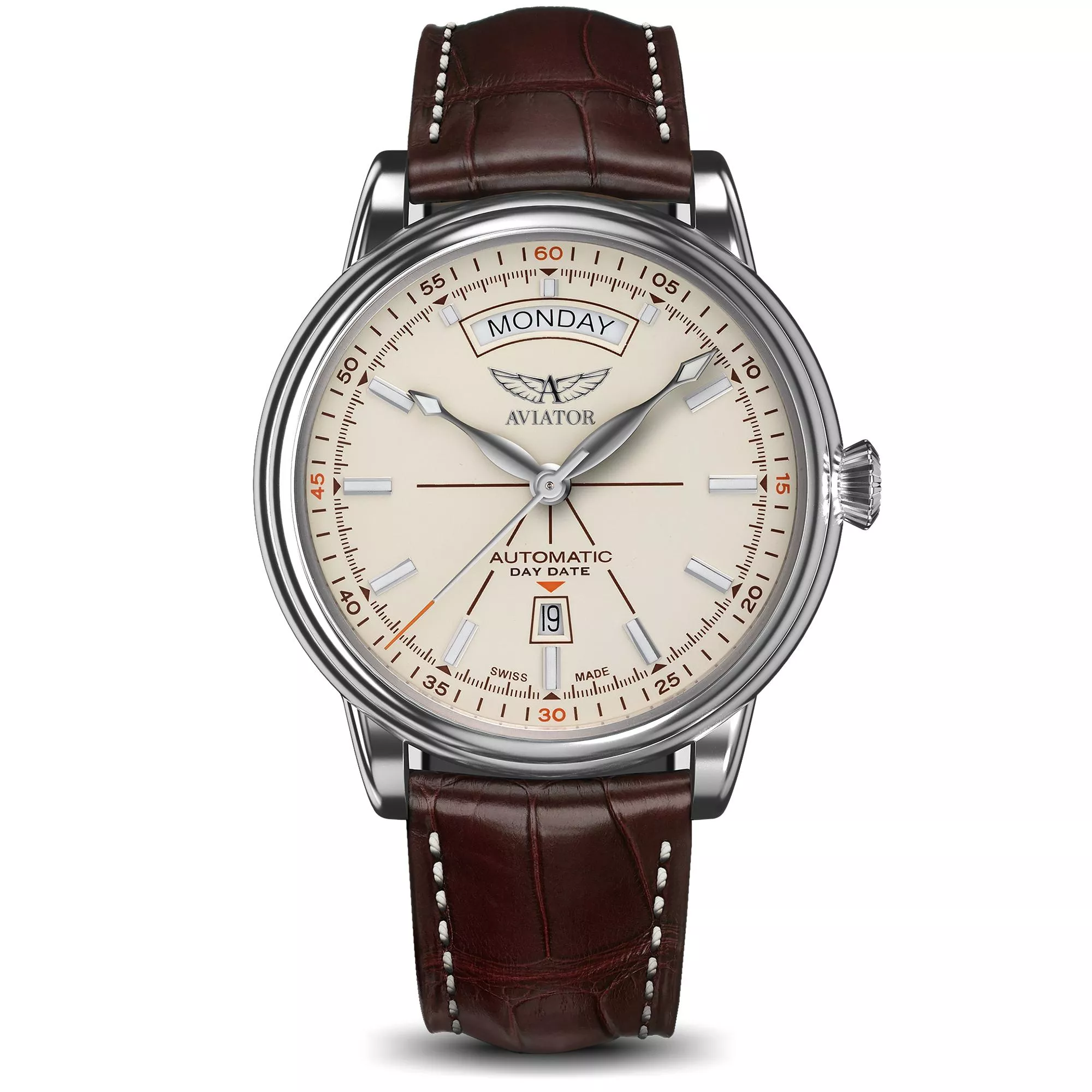 DOUGLAS DAY-DATE  飛行員機械腕錶