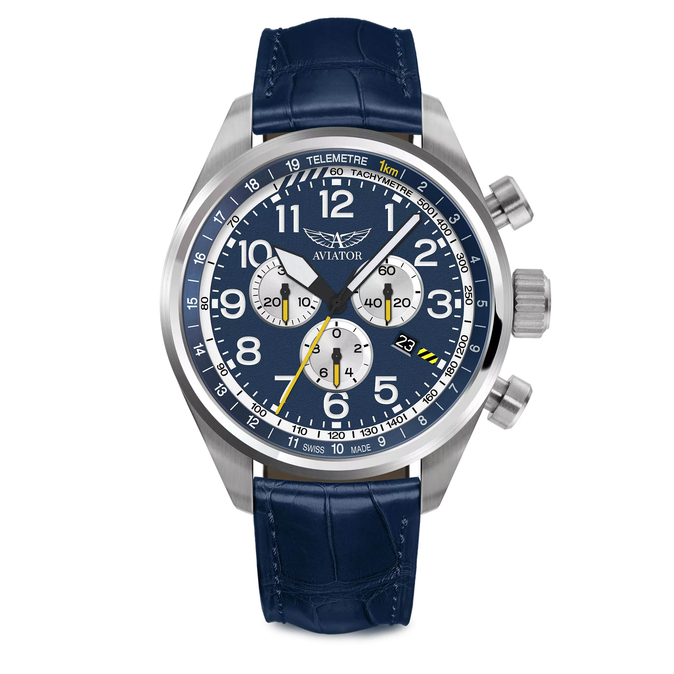 AIRACOBRA P45 CHRONO 飛行風格計時腕錶