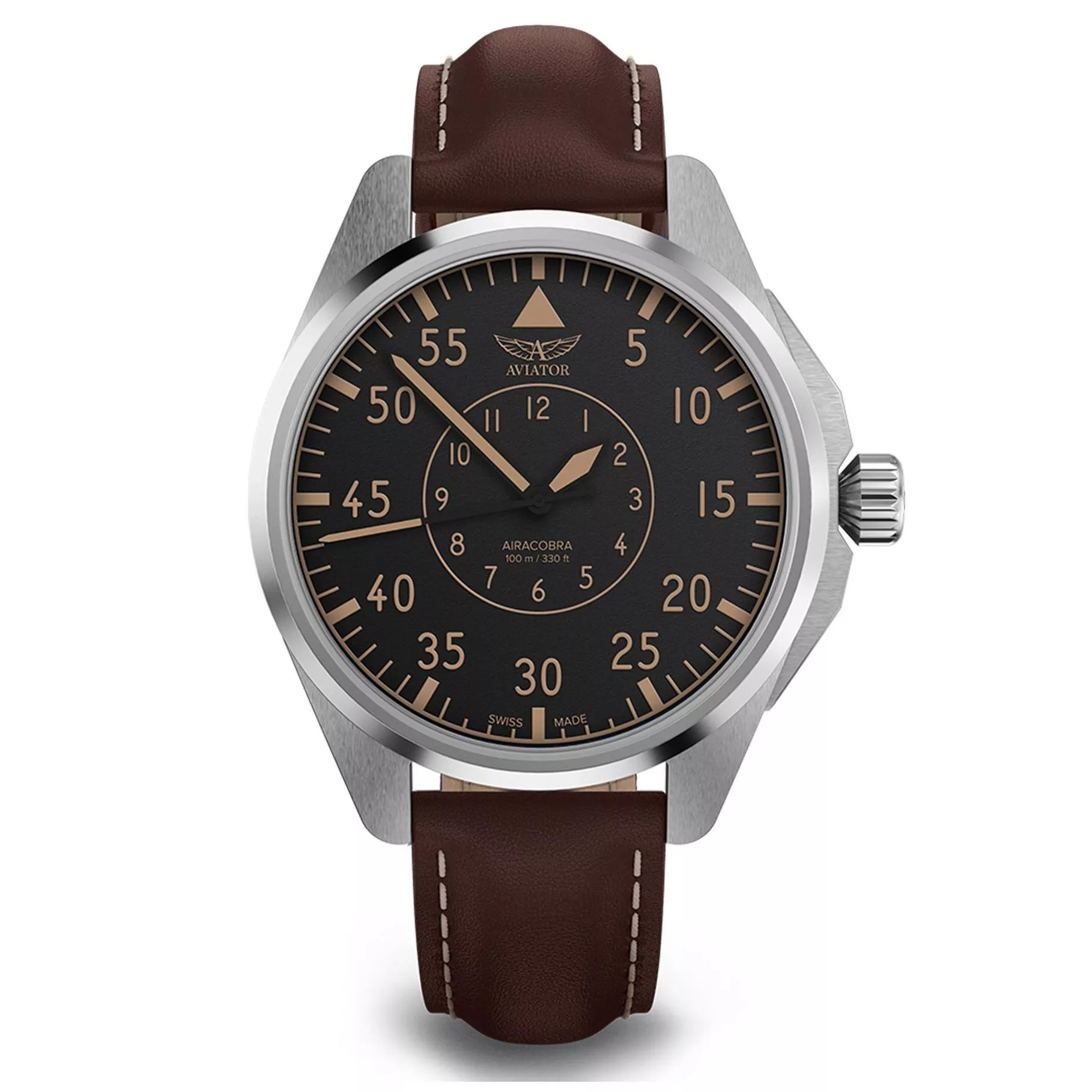 AIRACOBRA P43 飛行風格機械腕錶