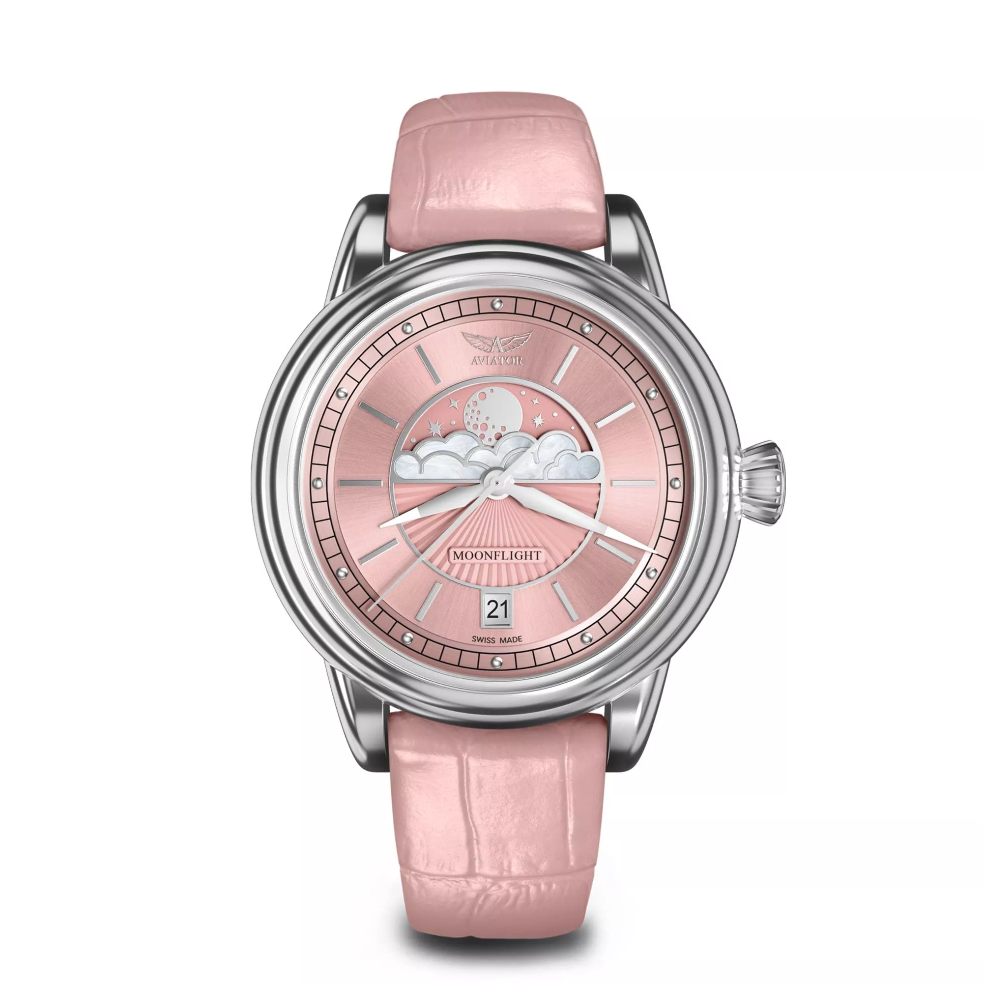 DOUGLAS MOONFLIGHT 月相顯示時尚腕錶