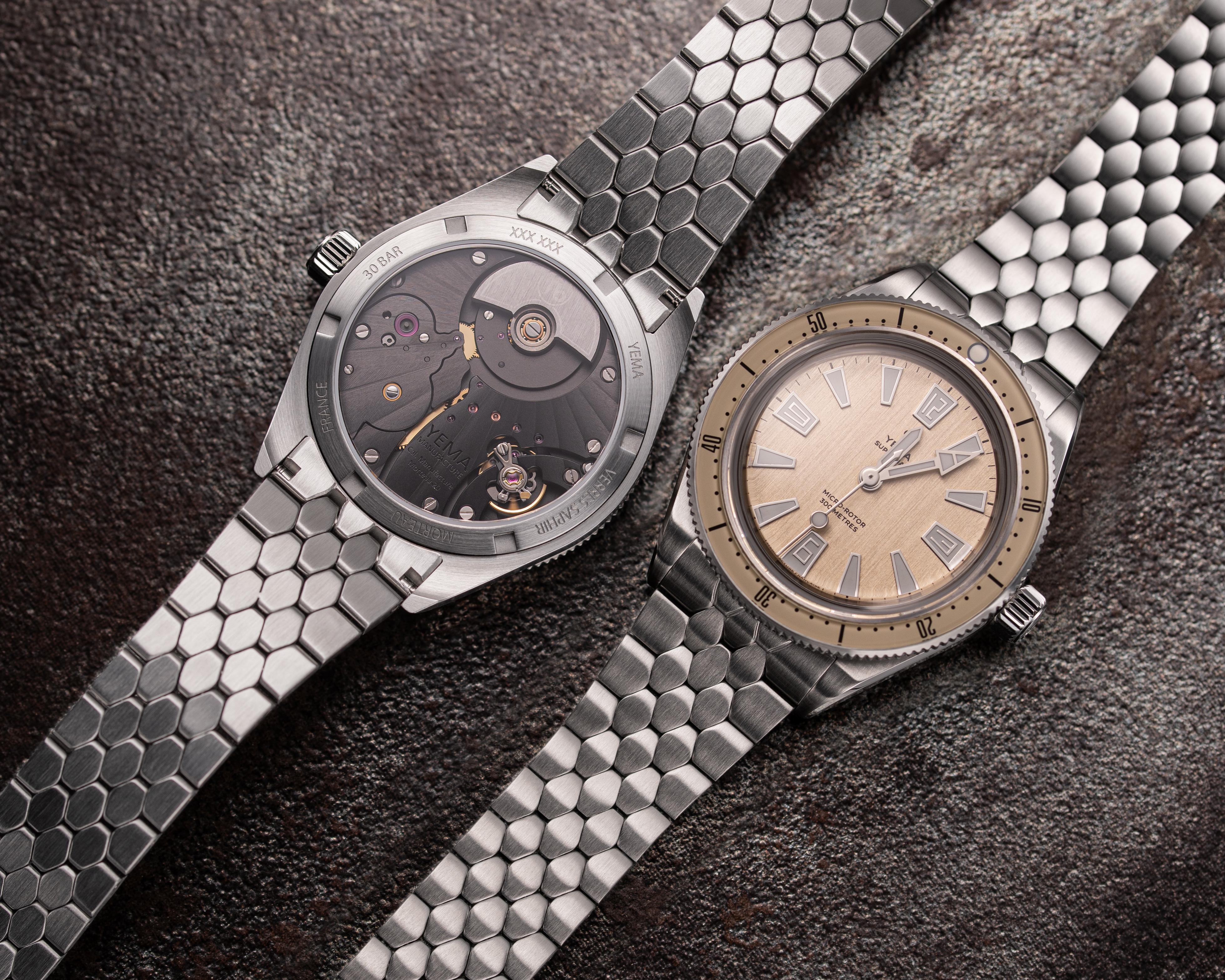 自製機芯Skin Diver CMM.20 大地褐