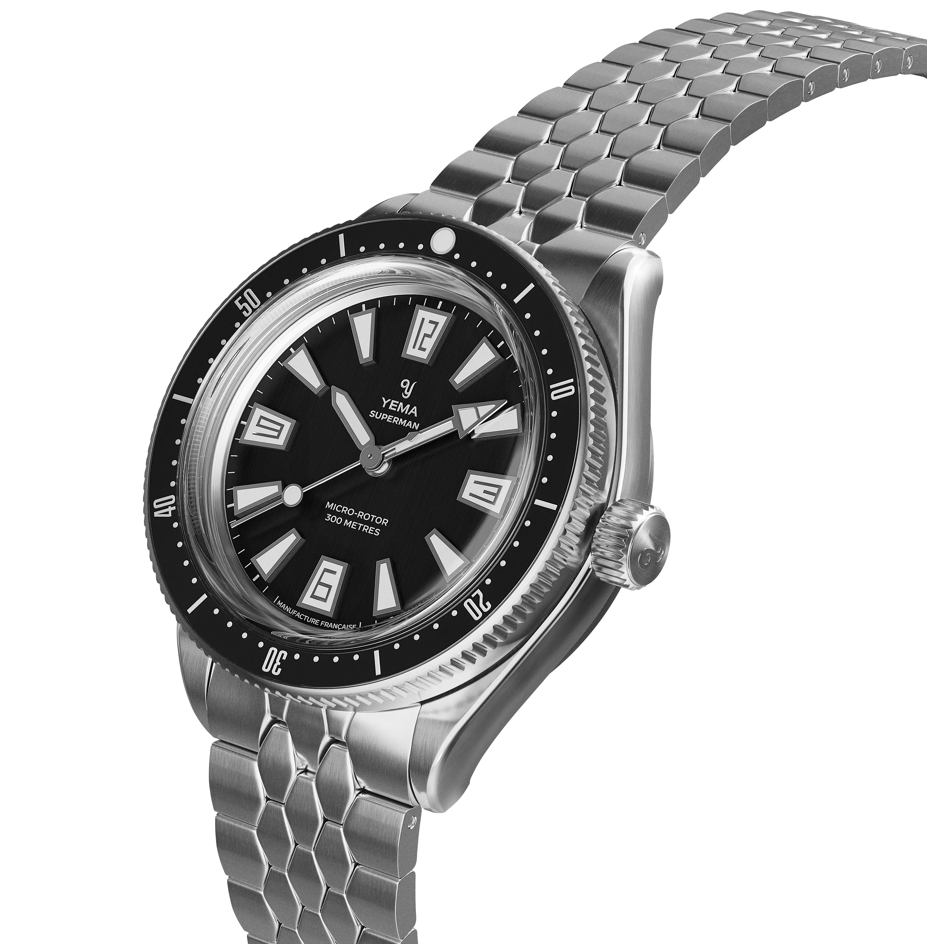 自製機芯Skin Diver CMM.20 曜石黑