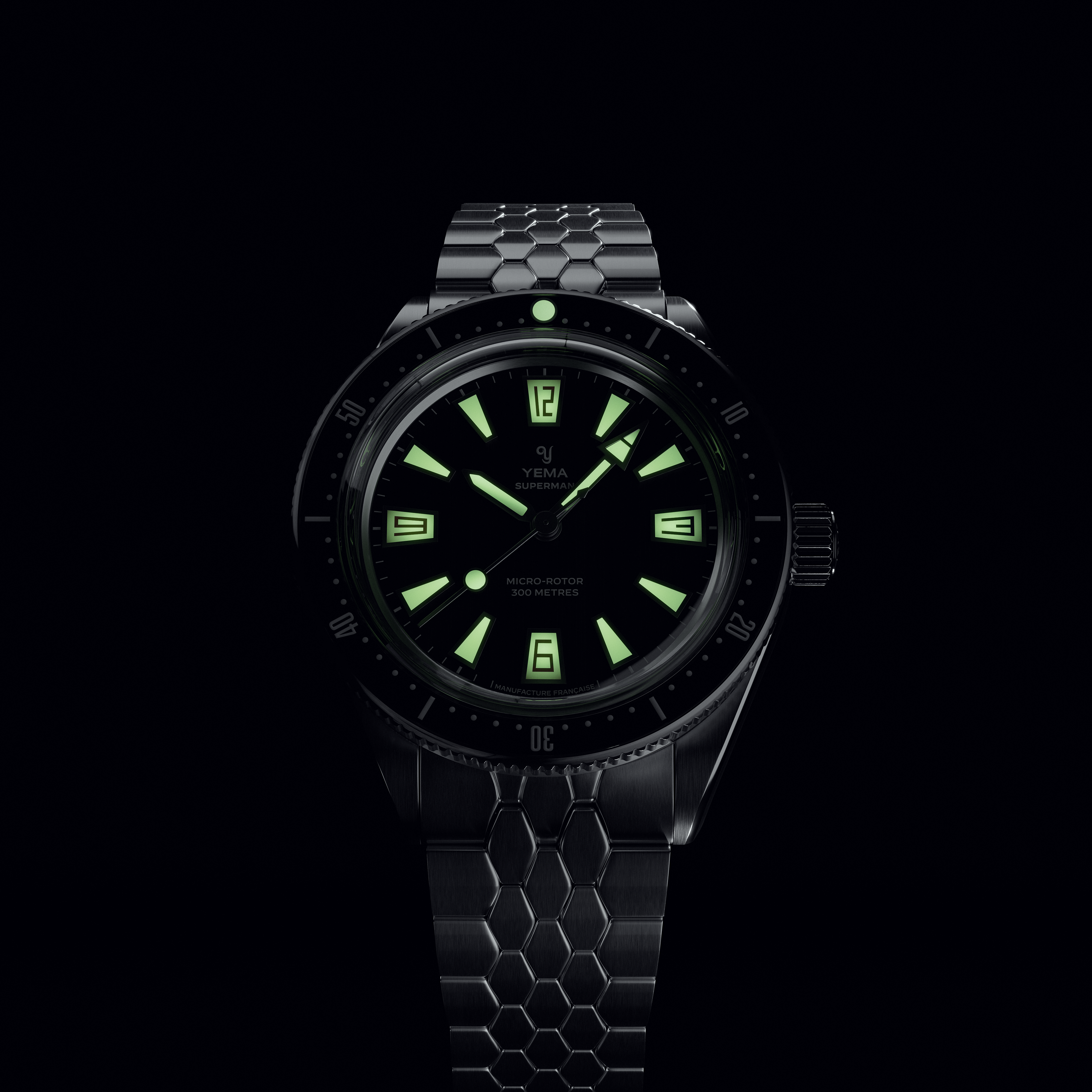 自製機芯Skin Diver CMM.20 曜石黑