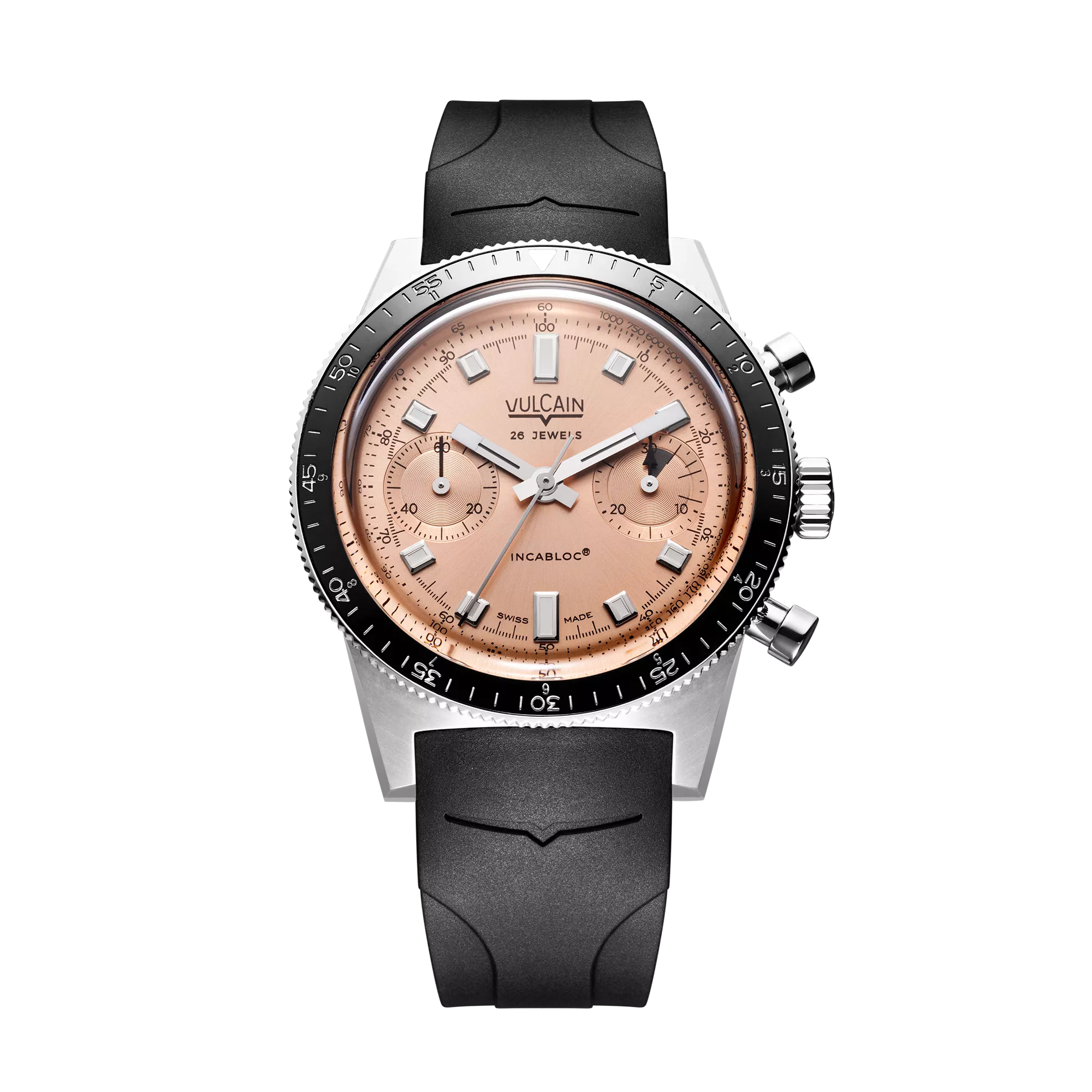 Skindiver 限量版鮭魚面計時碼錶 膠帶款