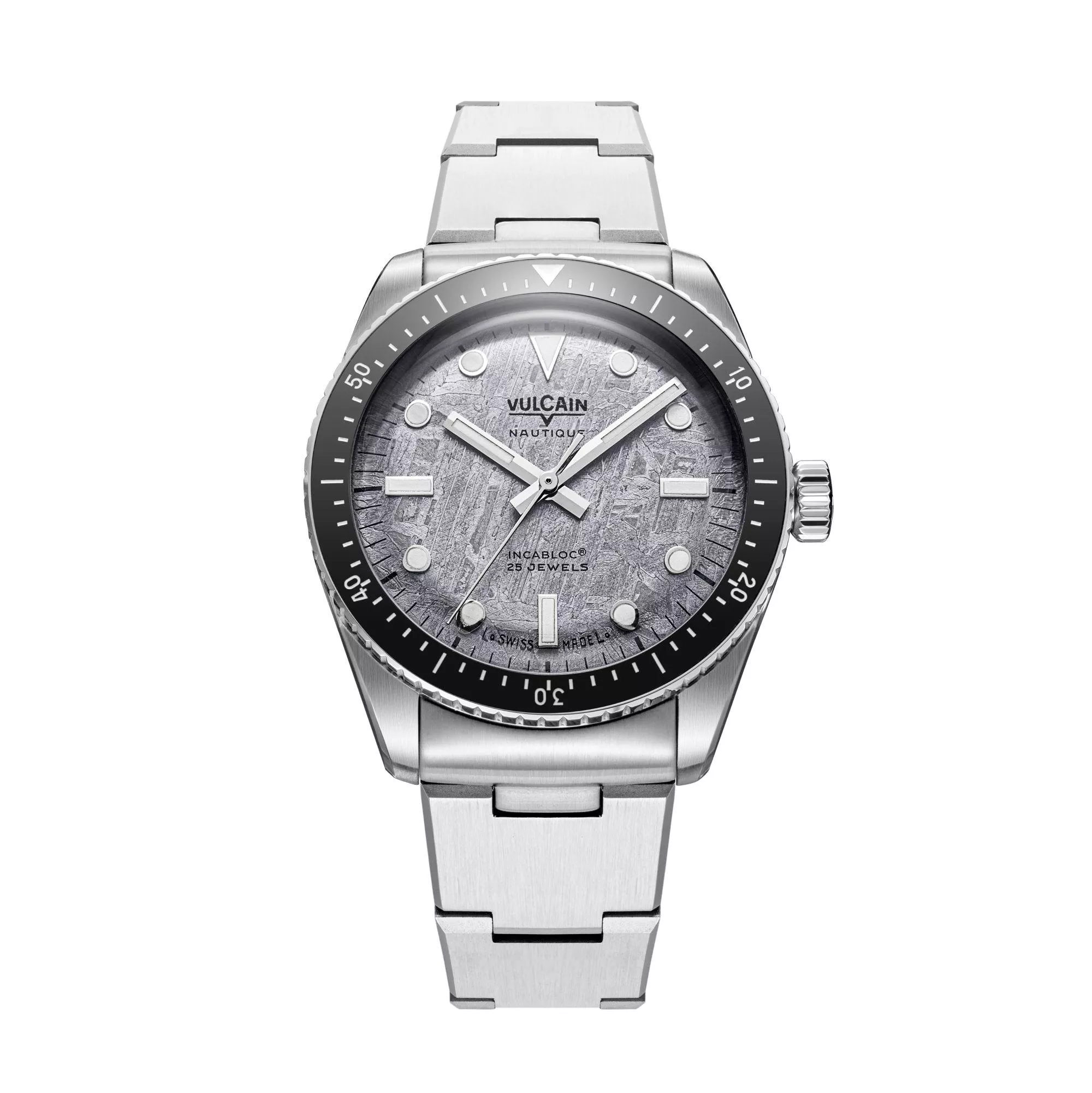 Skindiver 限量版隕石面潛水腕錶 鋼帶款