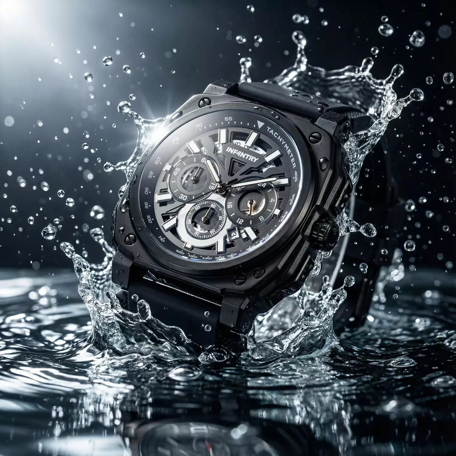 Aero Chron Neo – 鏤空飛返計時腕錶 47MM