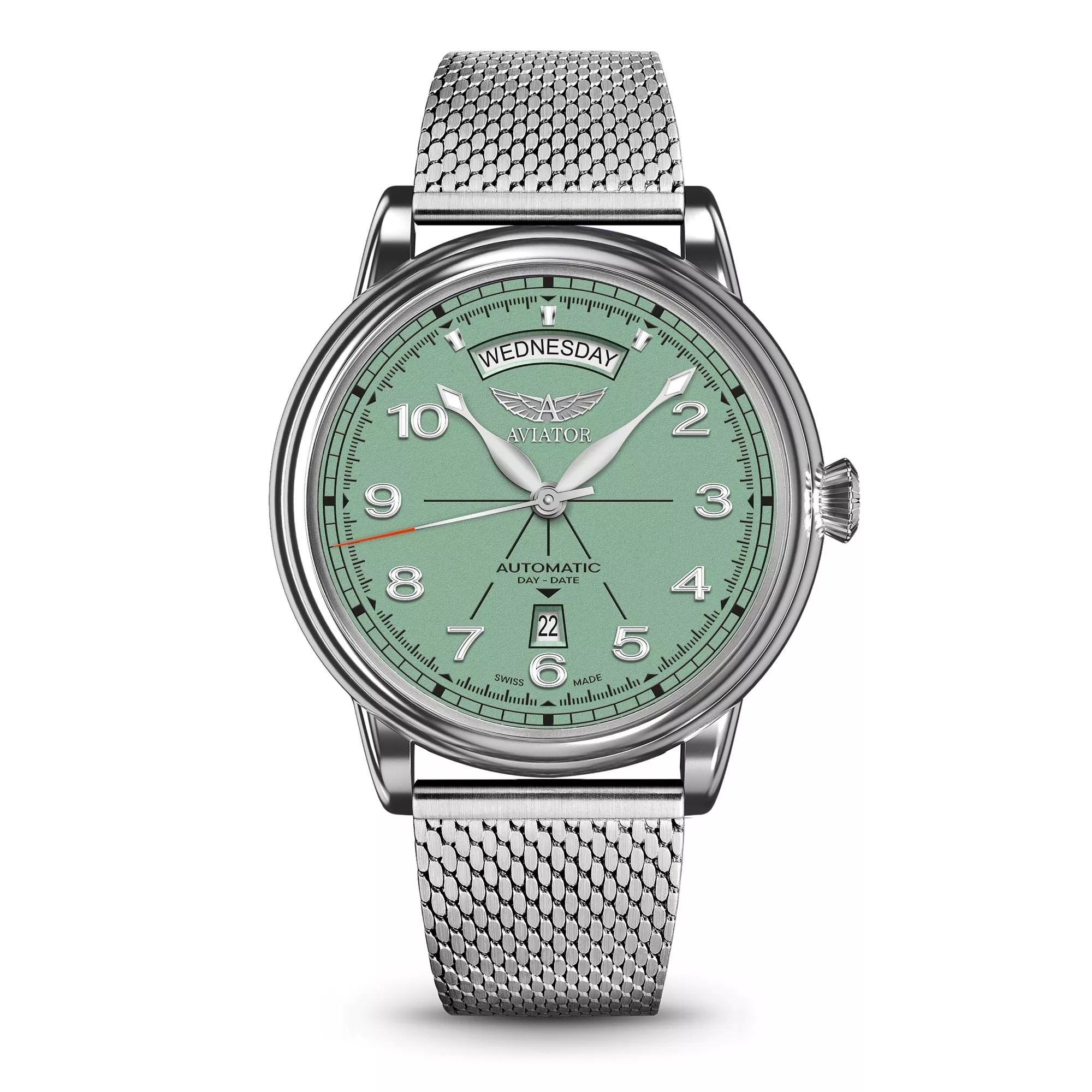 DOUGLAS DAY-DATE 45 飛行員機械腕錶