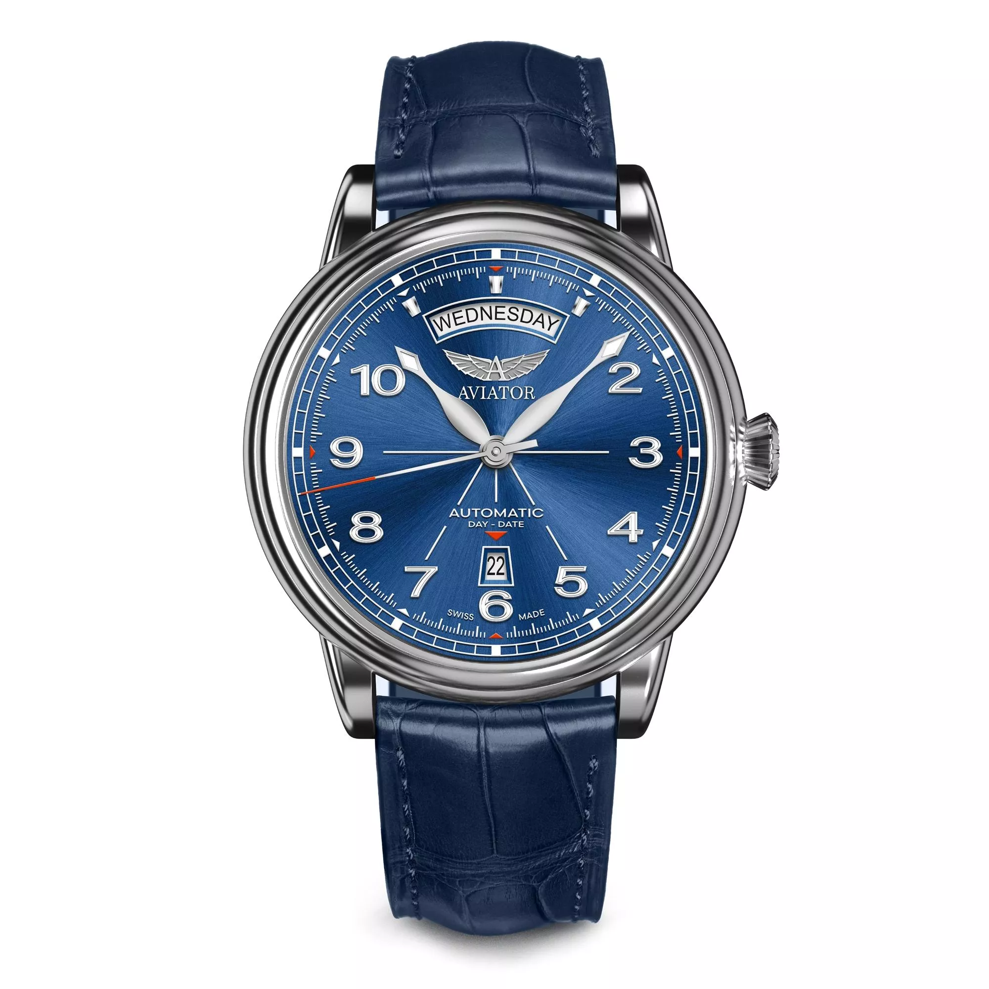 DOUGLAS DAY-DATE 45 飛行員機械腕錶