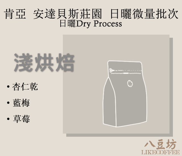 肯亞 安達貝斯莊園 日曬微量批次