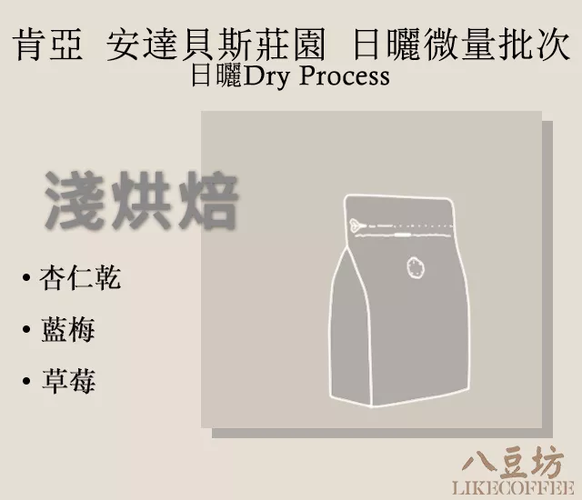 肯亞 安達貝斯莊園 日曬微量批次