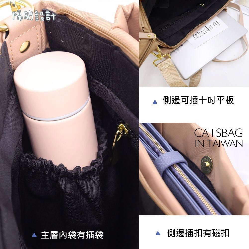 尼龍大方包 大容量方包 手提包 三層托特包 可斜背  女生包包 ZE078