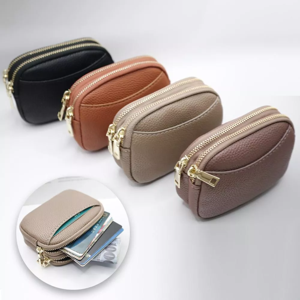 小巧精緻雙層零錢包 鑰匙包 381