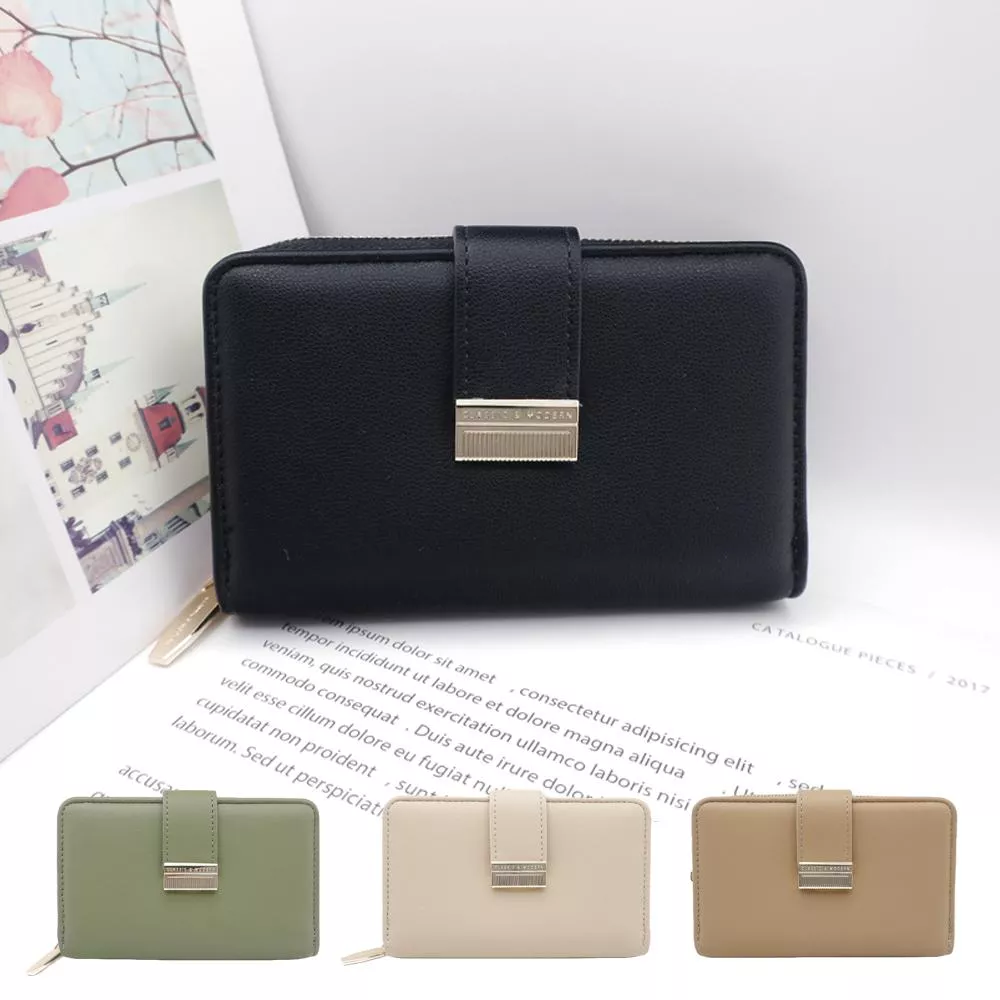 CASSIC & M 質感金扣雙折中夾