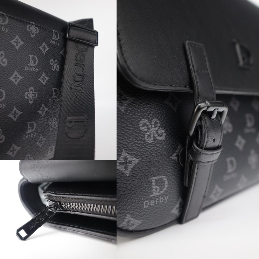 耐髒耐磨 Sac homme texturé Derby 質感男包 側背包 斜背包