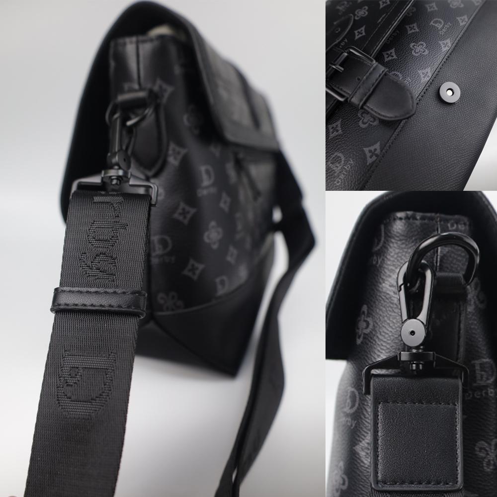 頂極耐髒耐磨 Sac homme Derby 老花款馬鞍包 側背包 斜背包 5147