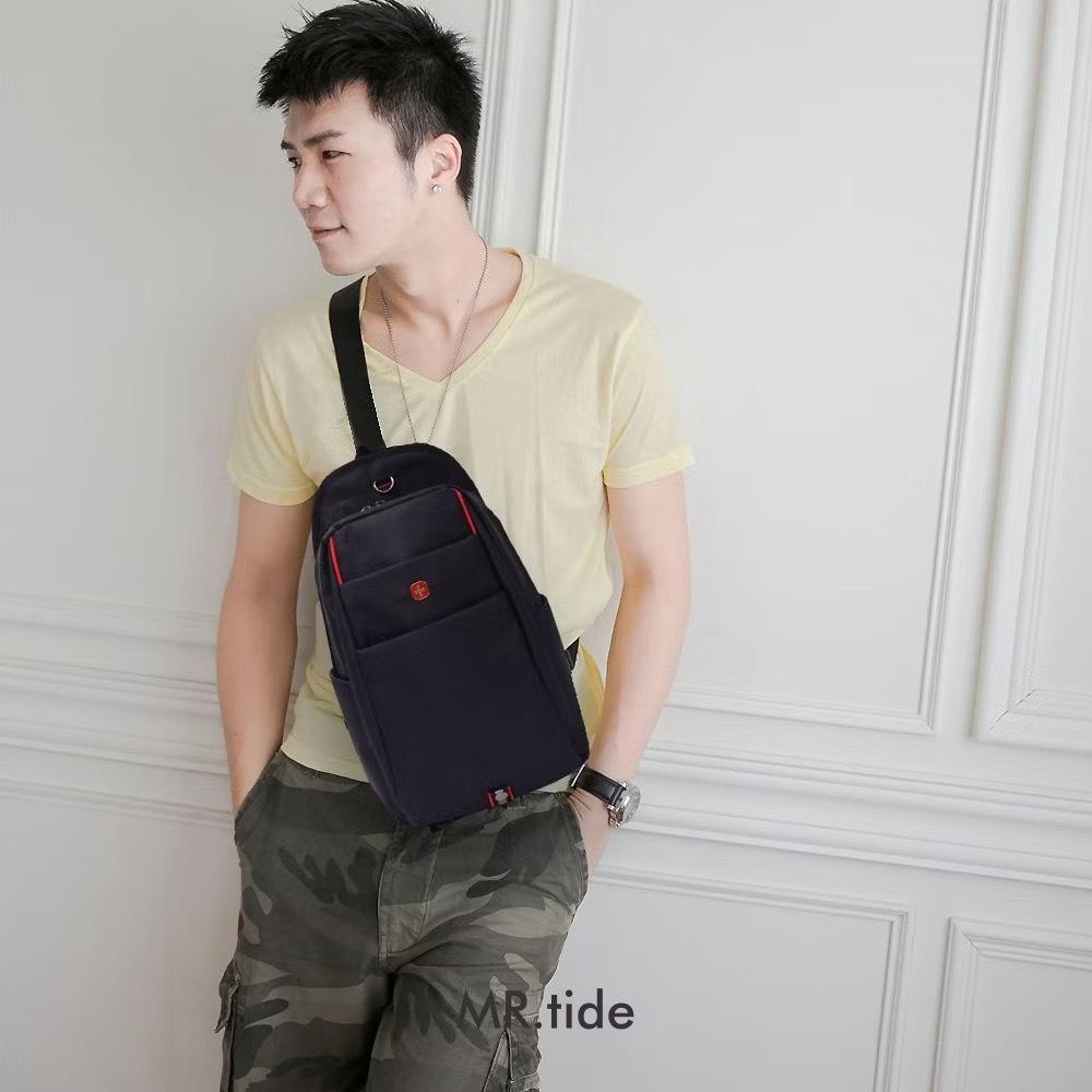 OVERLAND 十字胸包  男生胸包 單肩包 3109