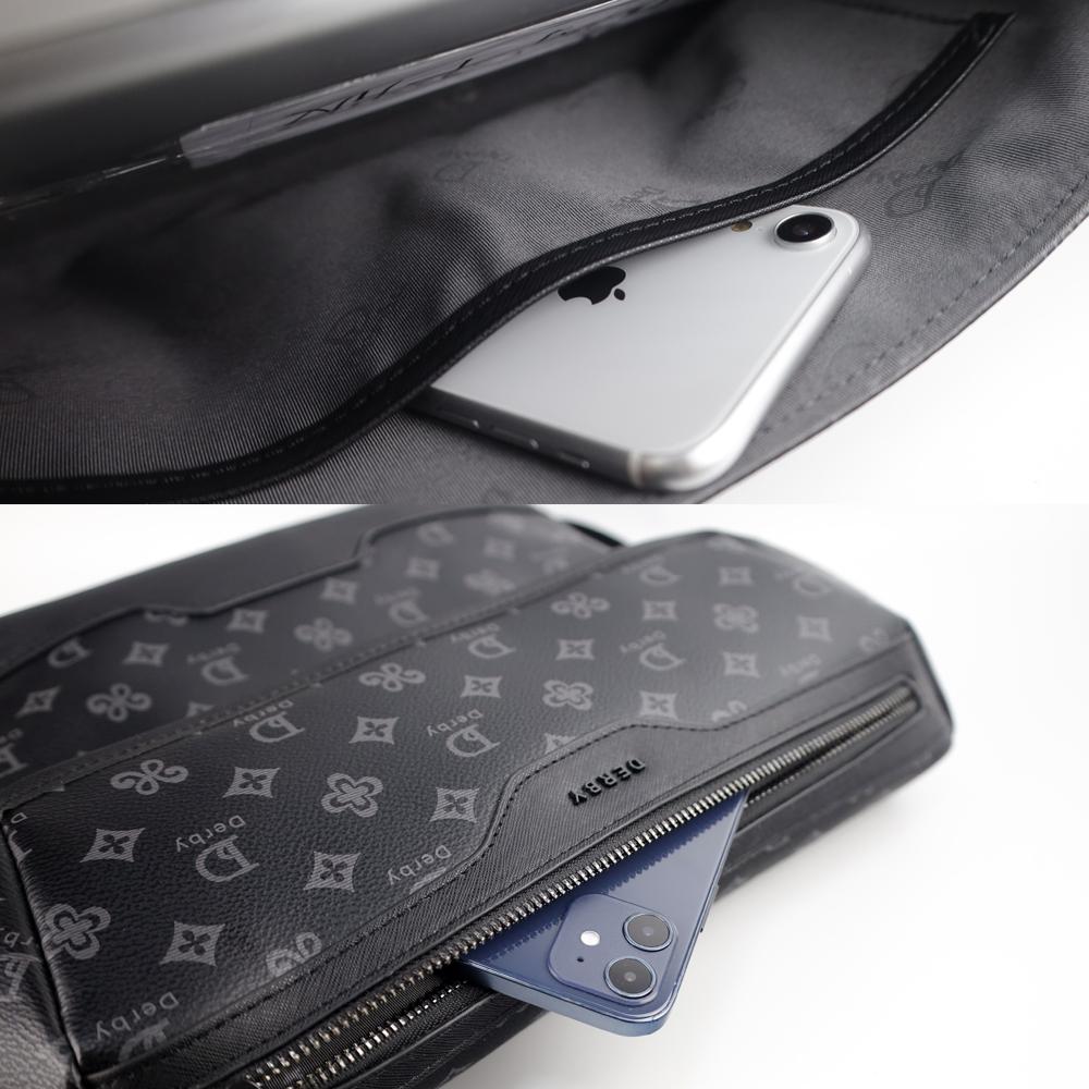 耐髒耐磨 Sac homme texturé Derby 專櫃質感郵差包 男包 側背包 斜背包 5153
