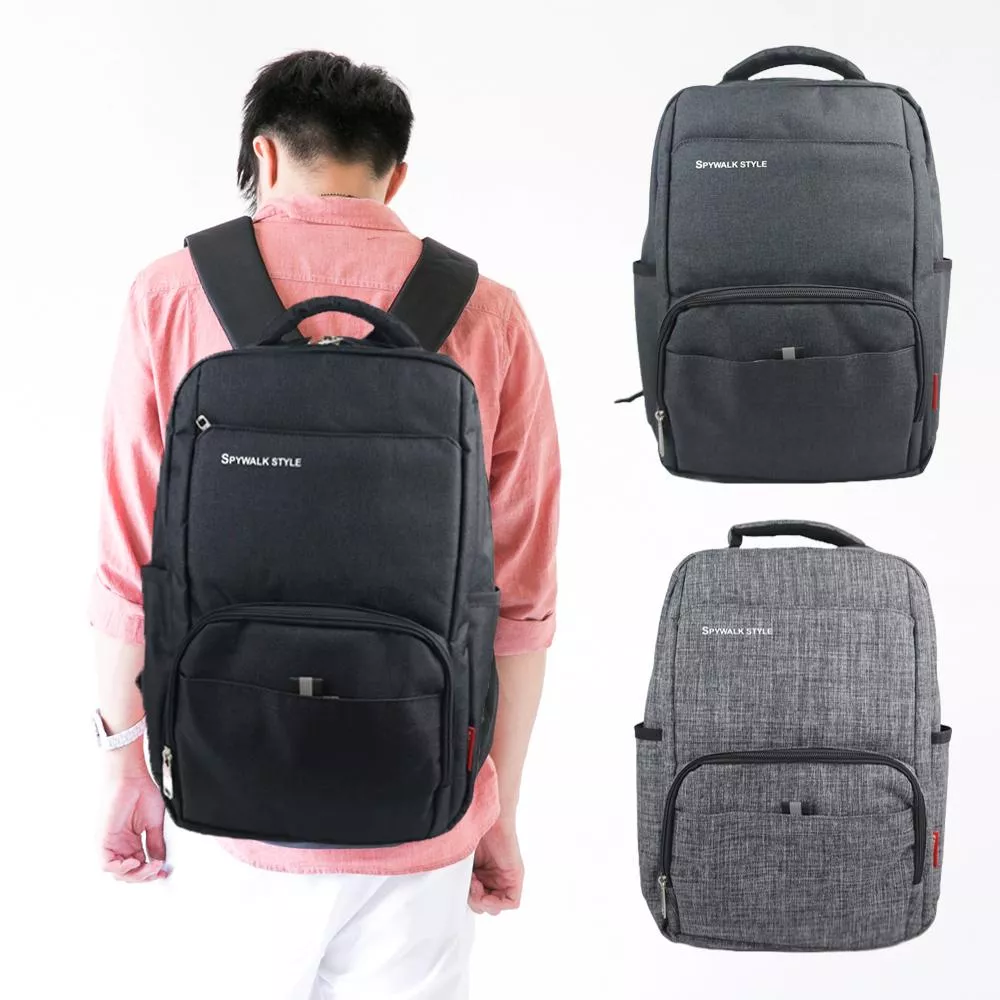 極簡設計商務機能多功能筆電後背包 15855