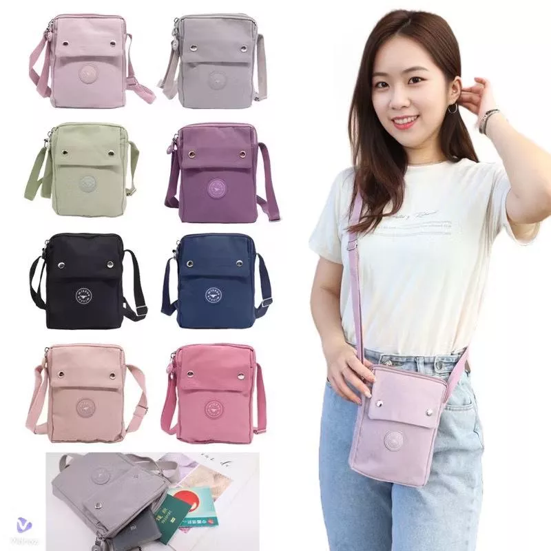 尼龍斜背包 斜背包 斜跨包小方包 出國小包 出國包包  2664 | Catsbag Shop