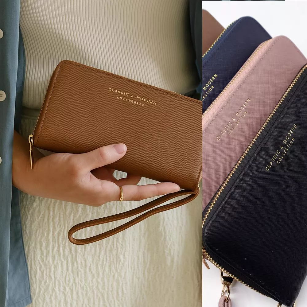 女生長夾  錢包 經典大容量長夾 手拿包 手機包 042