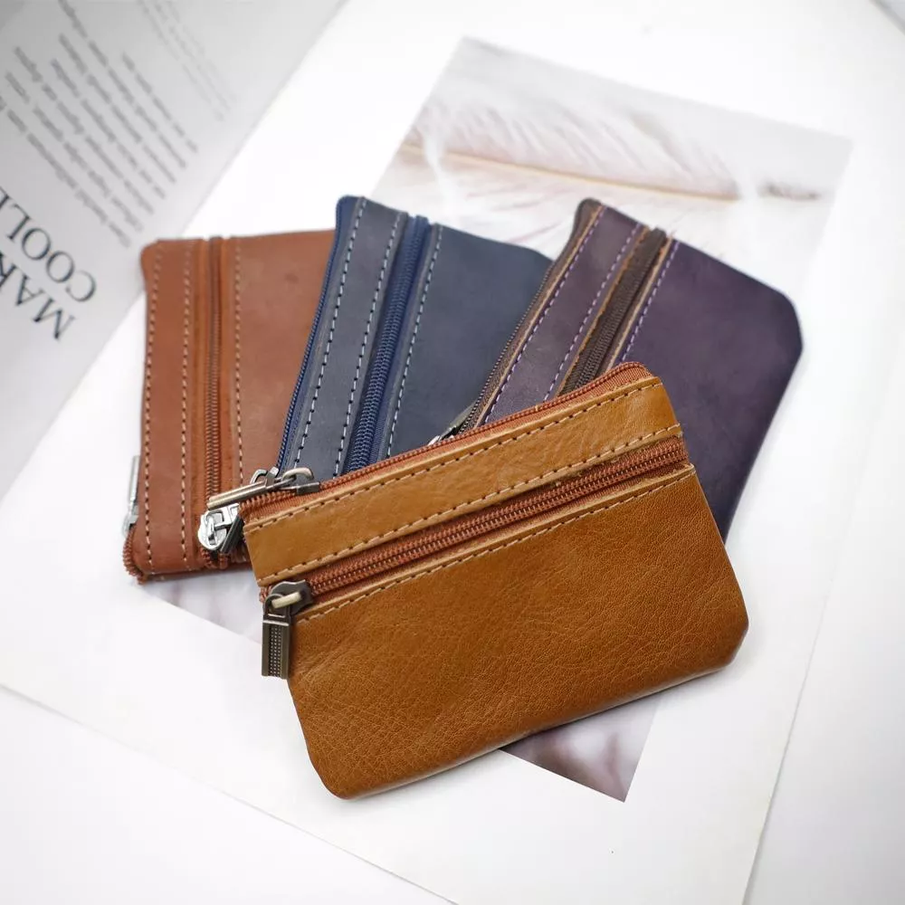 迷你掌心真皮零錢包 小短夾 3090