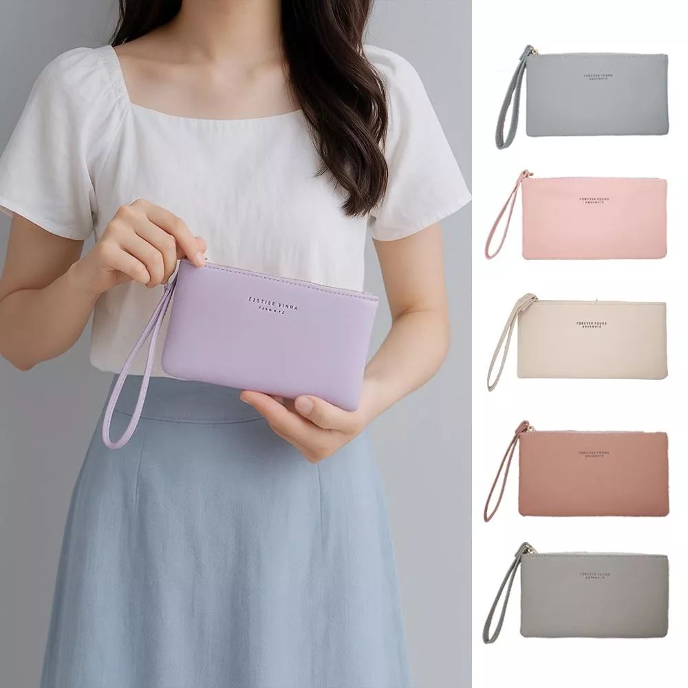 柔軟時尚簡約手腕包  手拿包  長夾  987