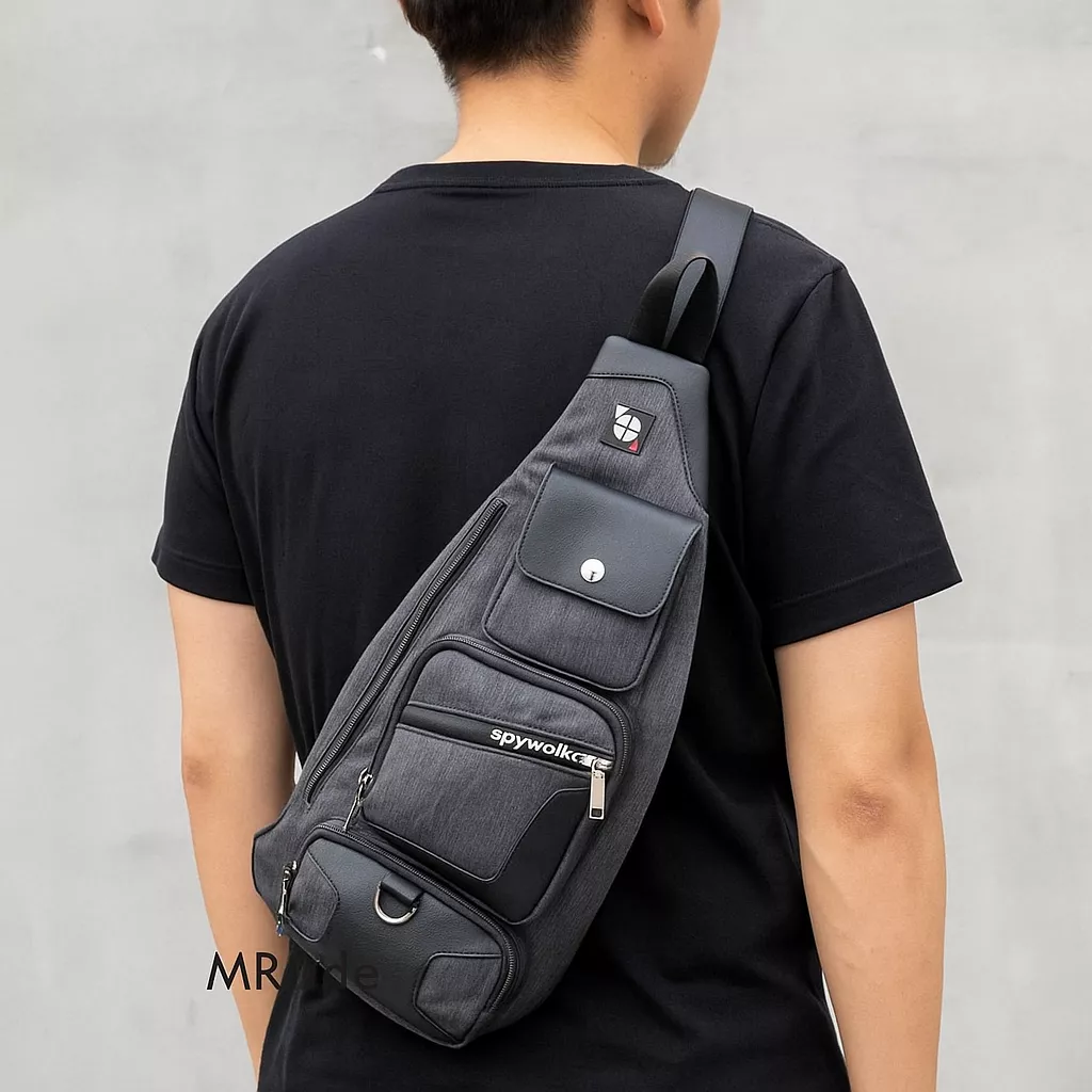 SPYWALK 大船包 尼龍單肩包 單肩胸包 胸包 男用包  27300  | Catsbag Shop
