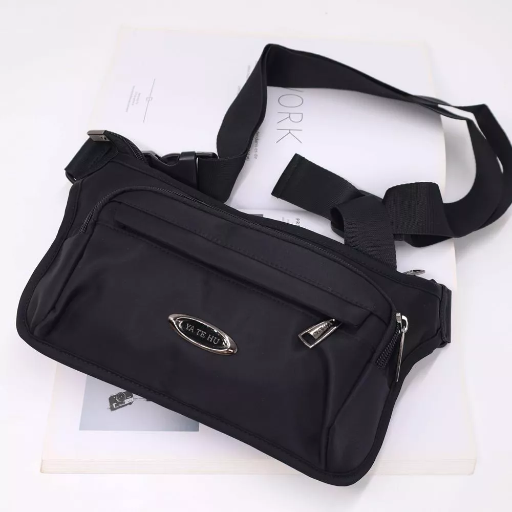 1820-NYLON 厚實防波水尼龍胸包 腰包