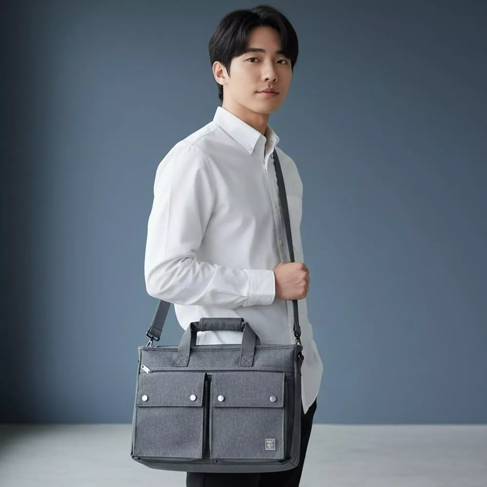 品味時尚商務出行大容量二用公事包　可套拉桿箱 66786679