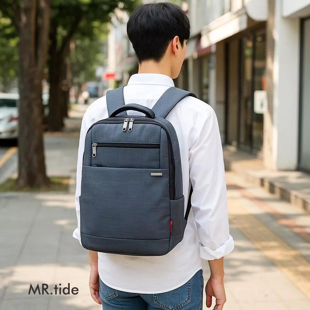 Valentino Rudy 范倫鐵諾經典商務超大容量後背包 電腦包 9420