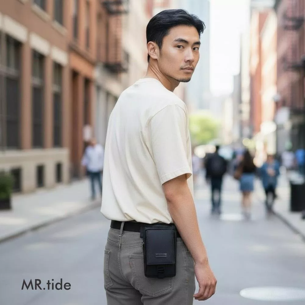 SPYWALK 直立式插扣雙層多功能腰掛包手機包 手機袋 2887