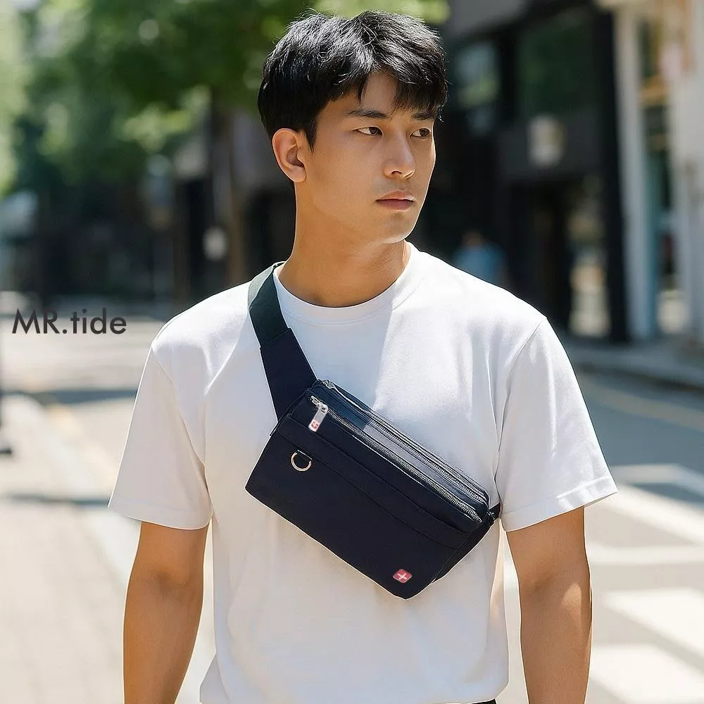 十字腰包 五層腰包  斜背胸包 胸包 男生腰包 外送包 擺攤包 605